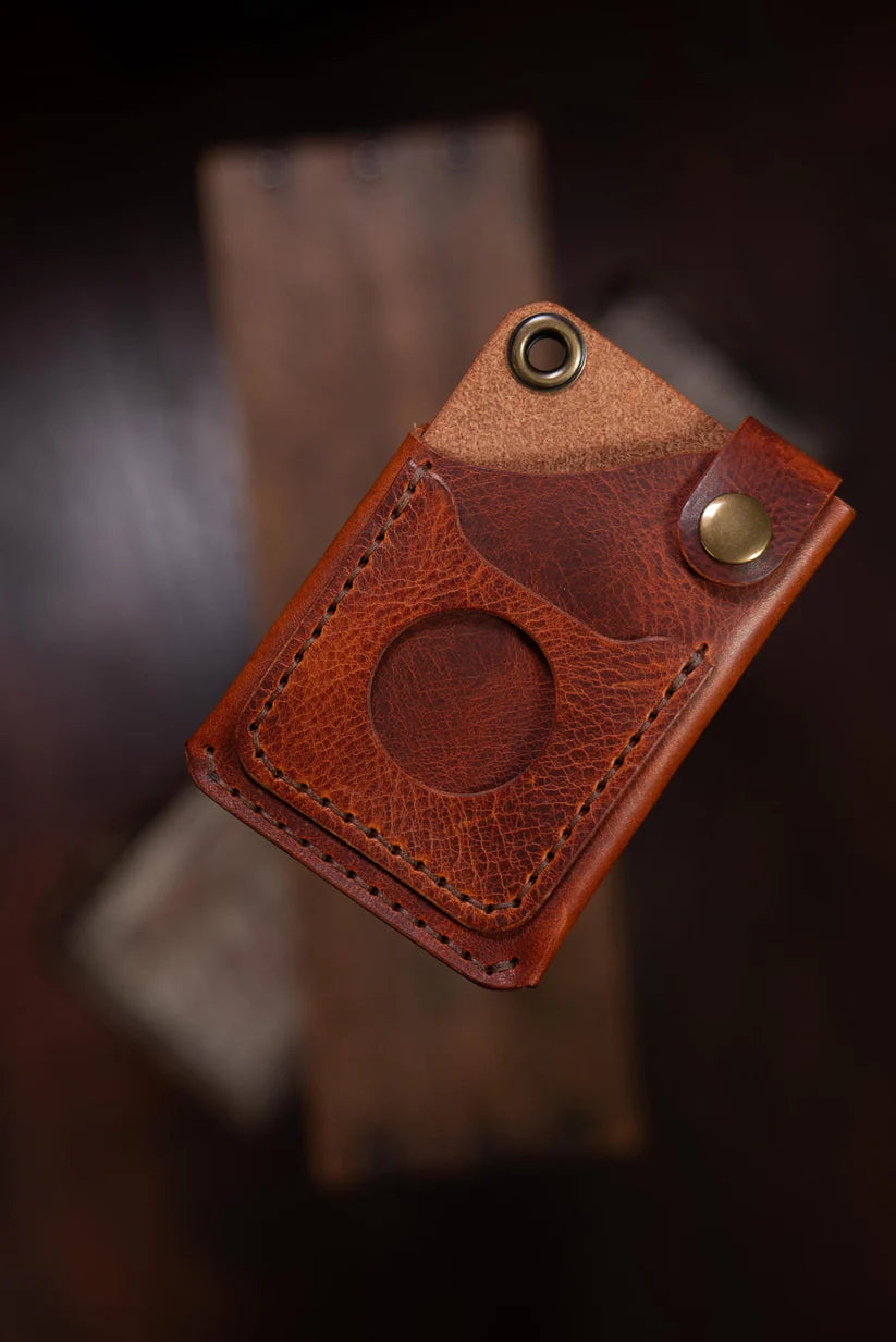 Ares Coin Olmy Waxy Leather Wallet