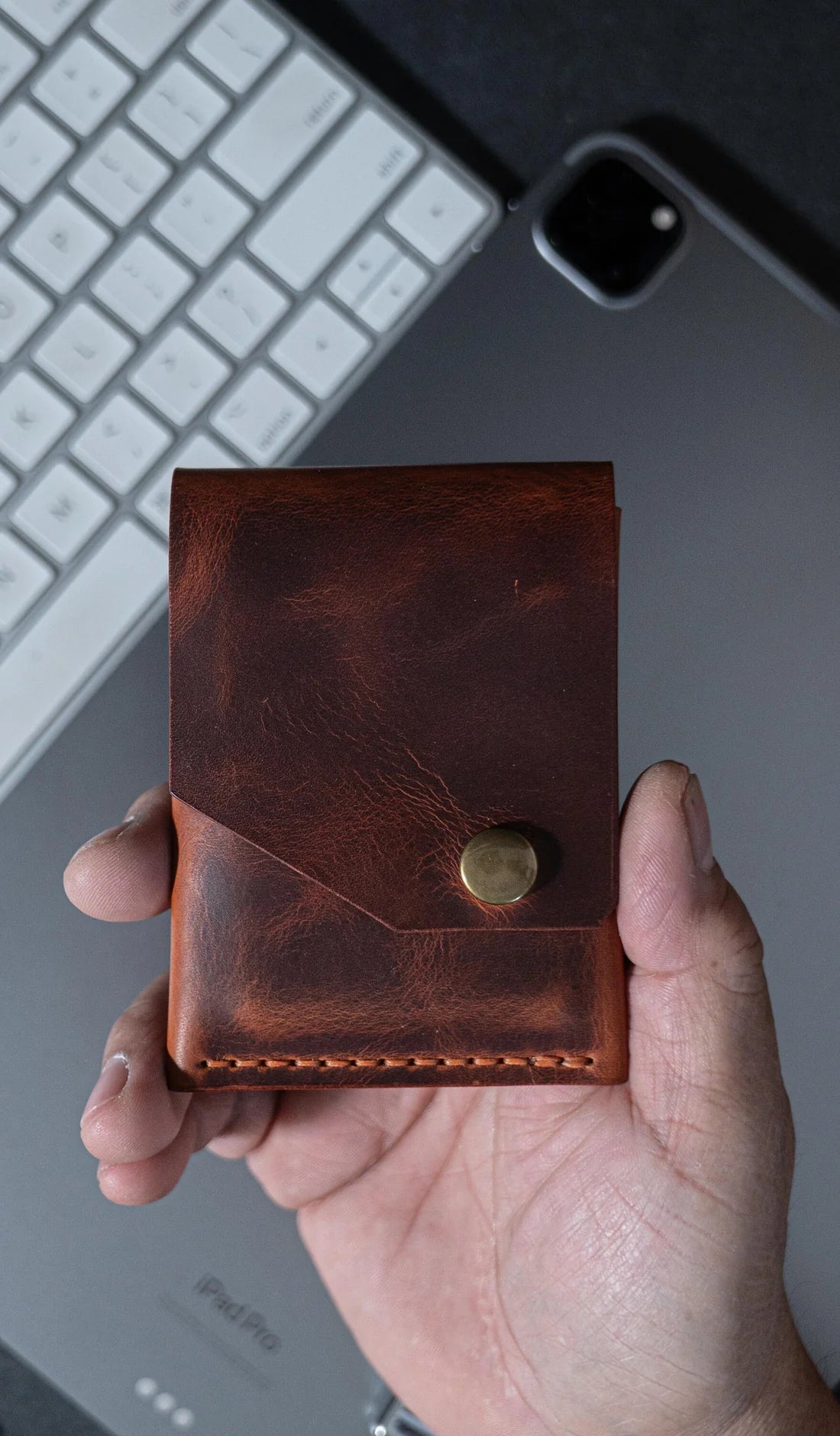 Classic Wallet Stitched with Ritza Tiger thread